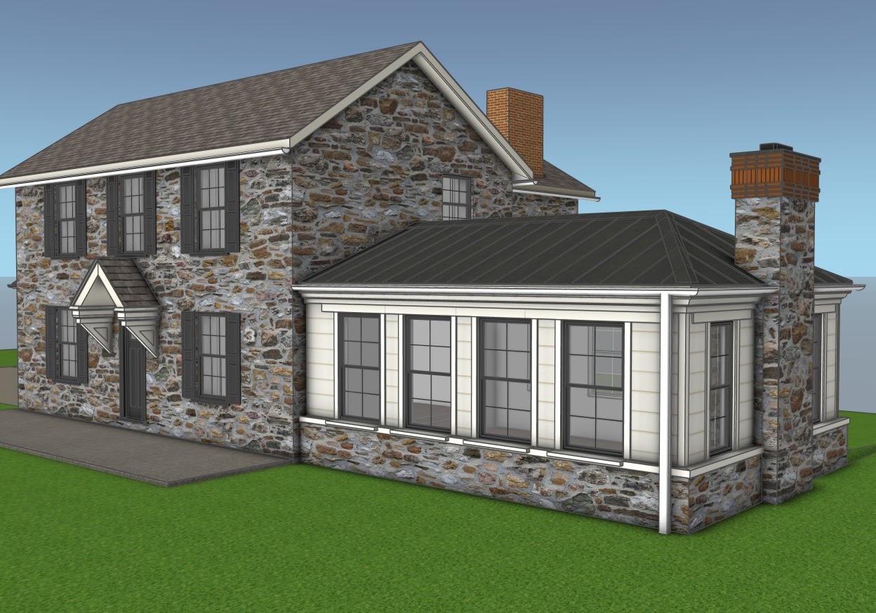 Home Addition 3D Modeling & Siding Visualization — Chadds Ford, PA