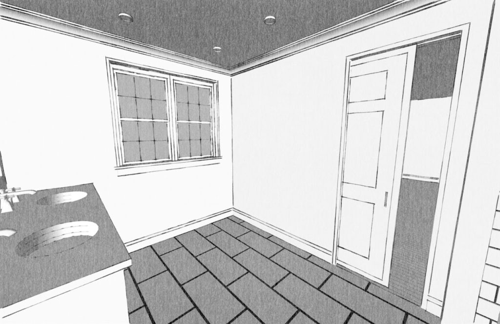 Bathroom Renovation 3D Rendering — Lancaster PA — project image 9