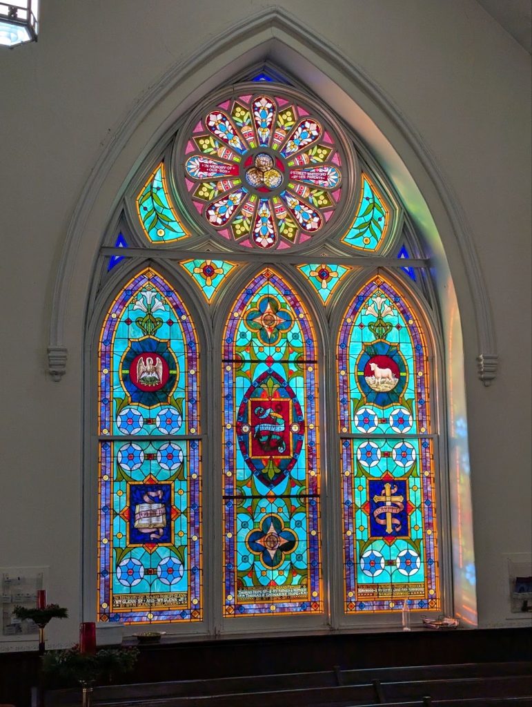 Church Interior Renovation Rendering — Walls, Stage & Transition Area, Whitehall MD — project image 1
