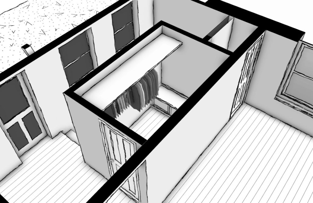 Home Addition with Covered Deck & BBQ Area 3D Modeling — Wayne PA — project image 8