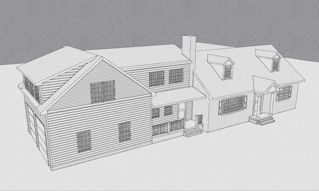 Home Addition with Garage Rendering — West Chester PA — project image 6