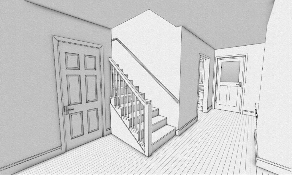 Home Addition with Garage Rendering — West Chester PA — project image 9
