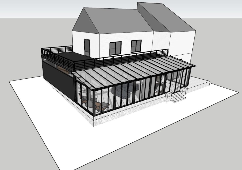 Home Addition Concept — Outdoor Living Space 3D Modeling, York PA — project image 1