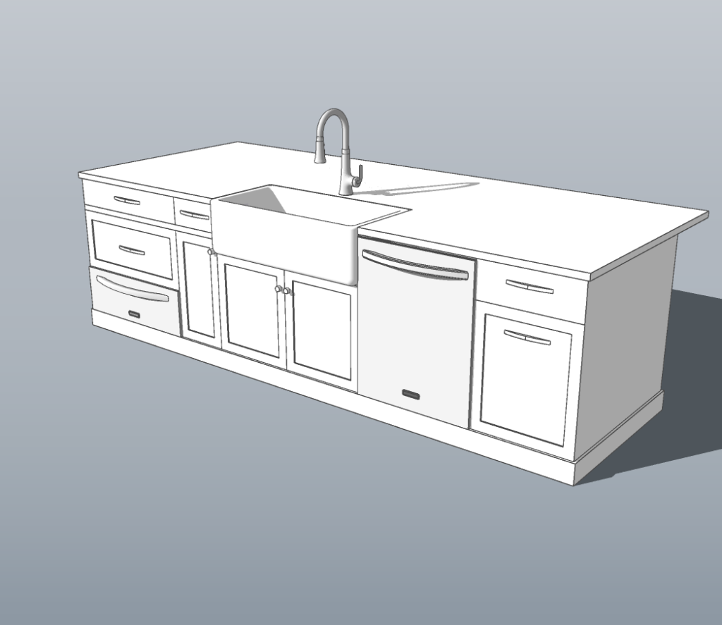 Kitchen & Facade Drafting and 3D Modeling — From Sketch to Blueprint — project image 7