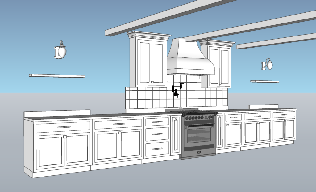 Kitchen & Facade Drafting and 3D Modeling — From Sketch to Blueprint — project image 9