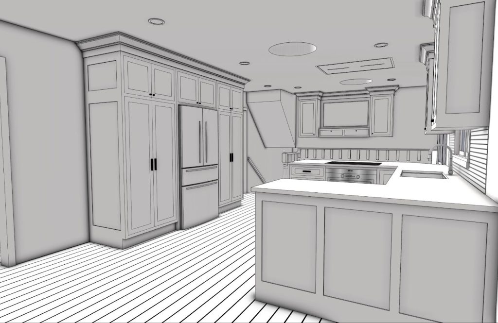 Kitchen Renovation 3D Rendering — Willow Street PA — project image 5