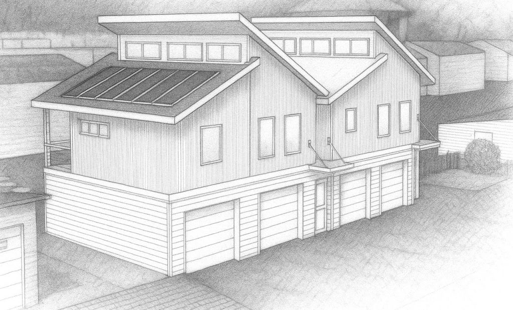 New Duplex 3D Rendering — Lancaster PA — project image 3