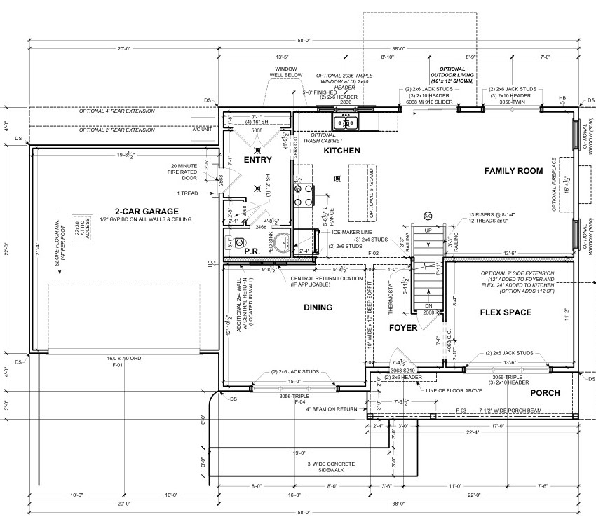 New Home Construction 3D Rendering From Blueprints — Lancaster PA — project image 2