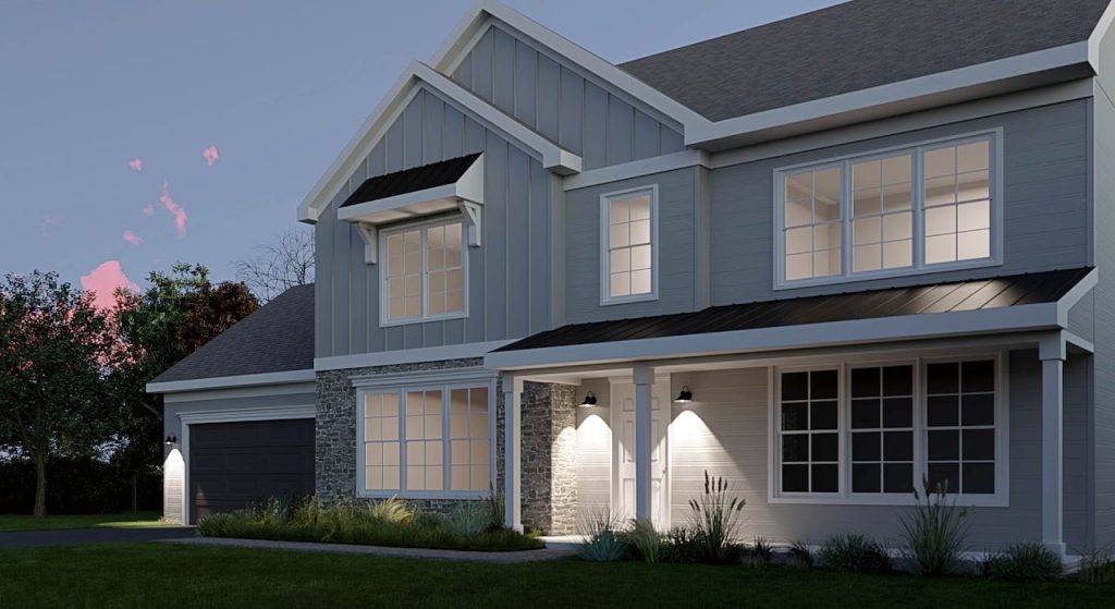 New Home Construction 3D Rendering From Blueprints — Lancaster PA — project image 3