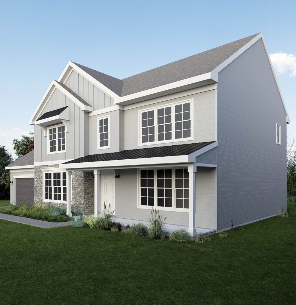 New Home Construction 3D Rendering From Blueprints — Lancaster PA — project image 5