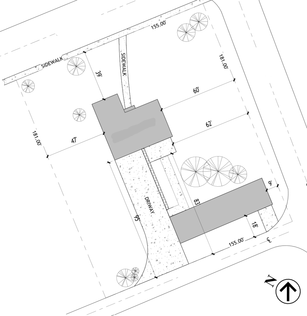 Permit Blueprints for Rear Porch Construction — Mountville PA — project image 1